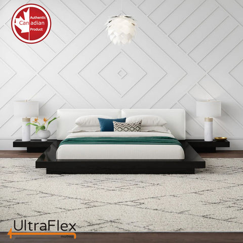 Image of UltraFlex DELIGHT- Advanced Orthopedic Support, High-Density Pressure Relief Foam, Multiple Posture Spinal Support, Motion Transfer Pockets, CoolGel Eco-Friendly Mattress (Made in Canada)