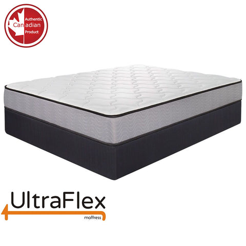 Image of UltraFlex PARADISE - Natural Heavy Duty Foam Blend, Low Motion Transfer, Comfort+ Cool Gel and Spinal Posture Support Eco-Friendly Mattress (Made in Canada)- With Waterproof Mattress Protector