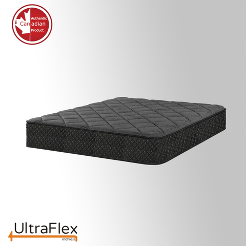 Image of UltraFlex DiamondDream, 10" Firm Hybrid Mattress, CertiPUR-US® Certified Foam Encasement, Pressure Relieving and Cooler Sleep (Made In Canada)