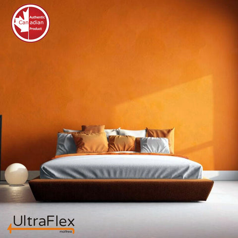 Image of UltraFlex ASPIRE- Supportive Comfort Foam Mattress for Pressure Relief, Cool Sleep, Medium Firmness, Eco-Friendly Mattress With Premium Cool Gel Memory Foam (Made in Canada)