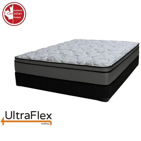 Image of UltraFlex DYNASTY- Firm Orthopedic Spinal Care, Posture Support, Pressure Relief & Cooler Sleep, Natural Heavy-Duty and High-Density Foam, Eco-Friendly Mattress (Made in Canada)