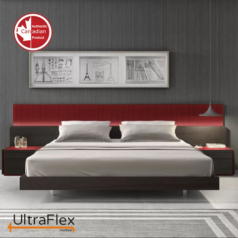 Image of UltraFlex IMPERIAL- Hybrid Orthopedic Heavy Duty Pocket HDCoil Spring, Pressure Relieving for Multi Posture Support, Comfort Foam Encased, Eco-friendly Mattress (Made in Canada)