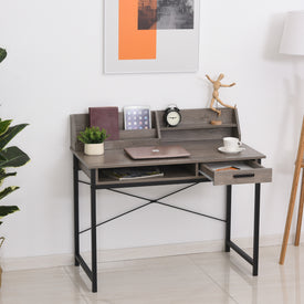 Study Desk w/ Open Shelves Drawer Computer Desk for Home Office & Study Use