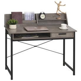 Study Desk w/ Open Shelves Drawer Computer Desk for Home Office & Study Use