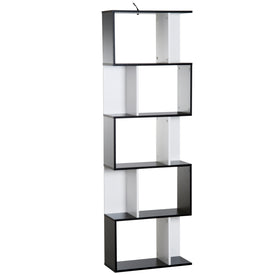 Modern S Shaped Bookcase Living Room