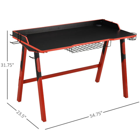 Image of Gaming Desk Computer Table Game Handle Holder Cup Holder Headset Hook