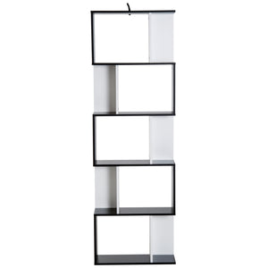 Modern S Shaped Bookcase Living Room