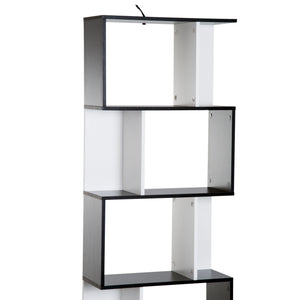 Modern S Shaped Bookcase Living Room