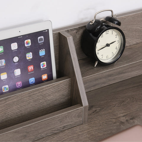Image of Study Desk w/ Open Shelves Drawer Computer Desk for Home Office & Study Use