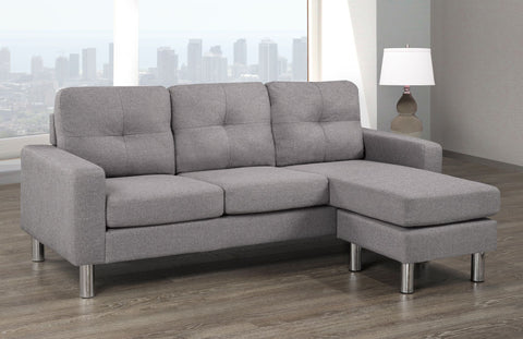 Image of SECTIONAL - LIGHT GREY
