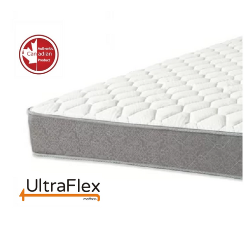 Image of Ultraflex ESSENCE PLUS- Orthopedic Luxury Gel Memory Foam, Natural Comfort, Balanced Support, Eco-friendly Mattress with Waterproof Mattress Protector (Made in Canada)