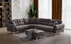 Aria Reversible Sectional Set in Grey ***Shipped to the GTA Area Only***