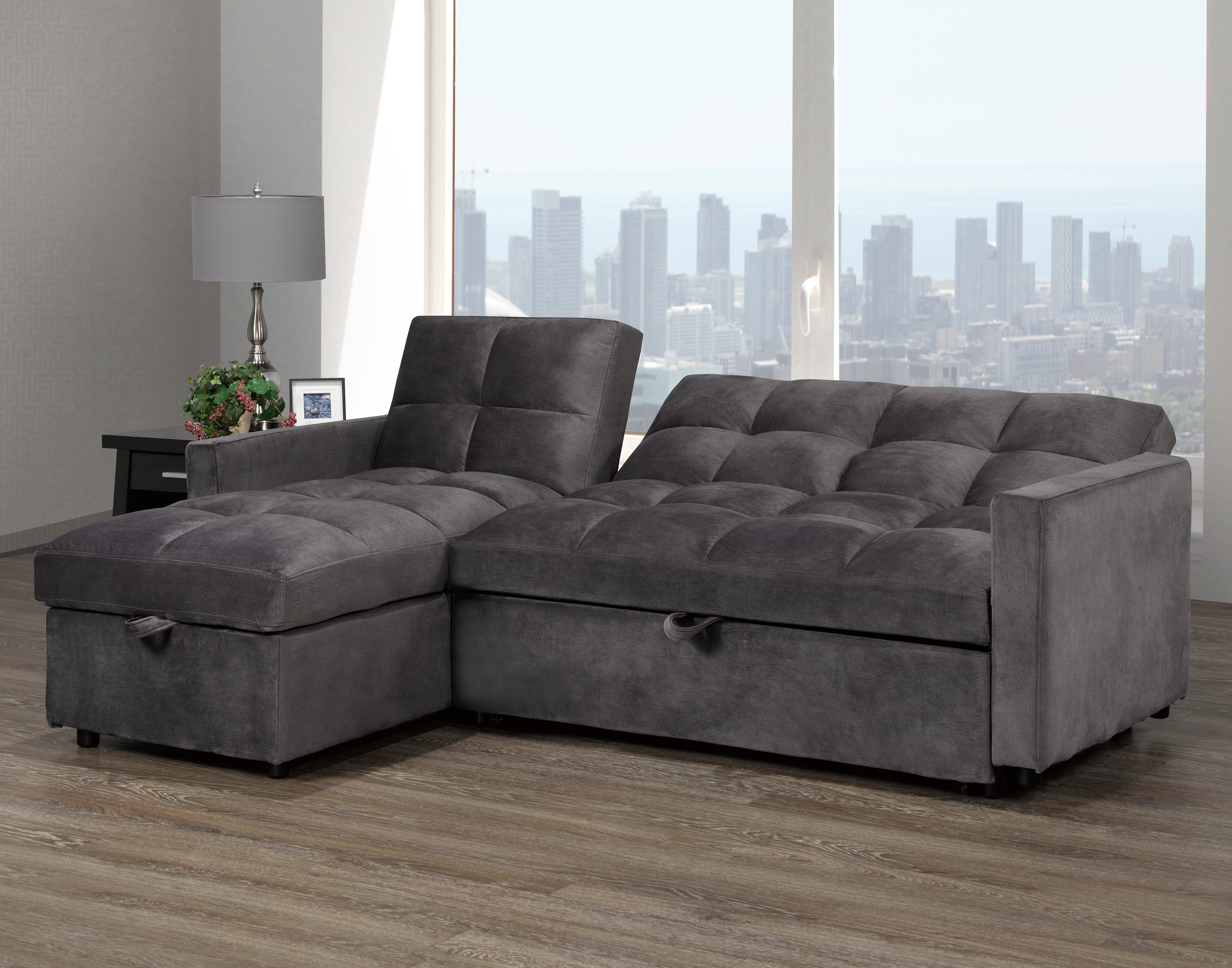 CHELSEA SECTIONAL SET GREY