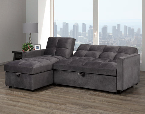 Image of CHELSEA SECTIONAL SET GREY