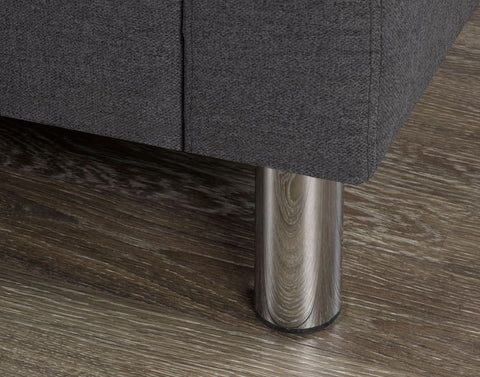 Image of DARK GREY SECTIONAL SOFA
