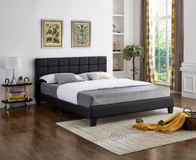 Black Padded Headboard -PU