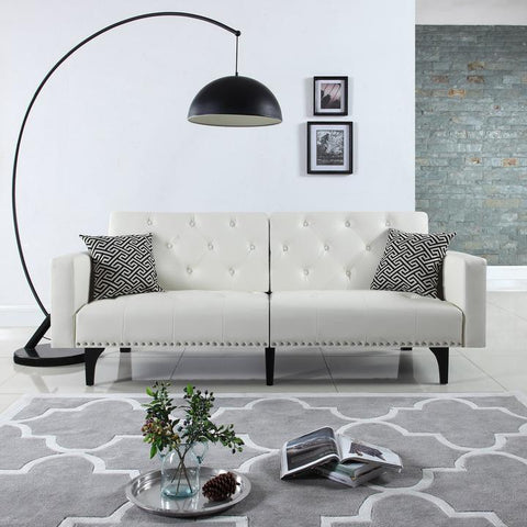 Image of WHITE KLICK KLACK SOFA BED