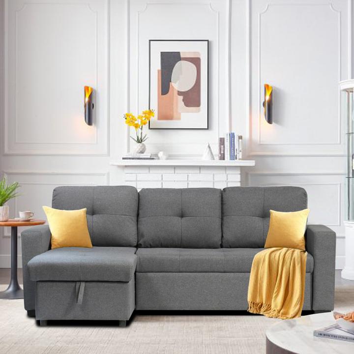REVERSIBLE SLEEPER SECTIONAL SOFA BED