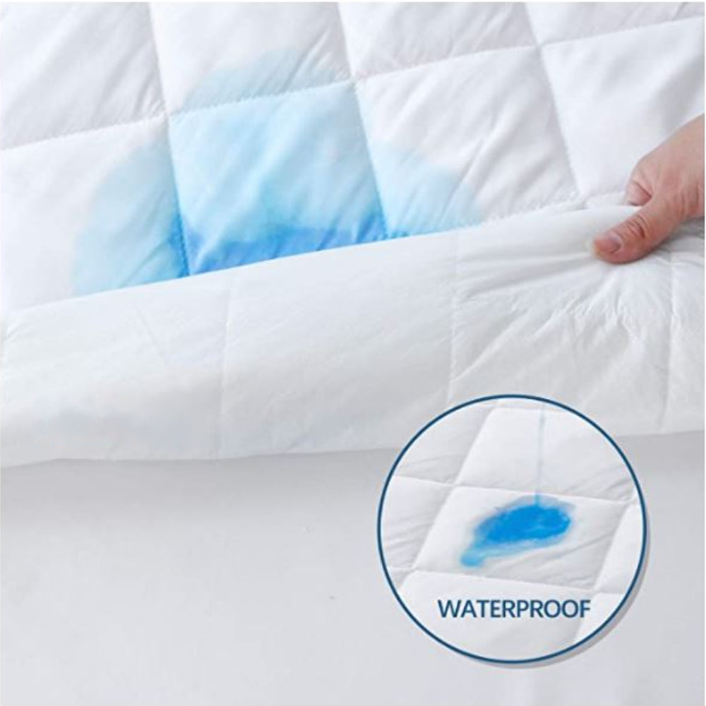 Quilted Waterproof Mattress Protector - Treated with SILPURE Micro Fiber - BSCI and OEKO-TEX Certified
