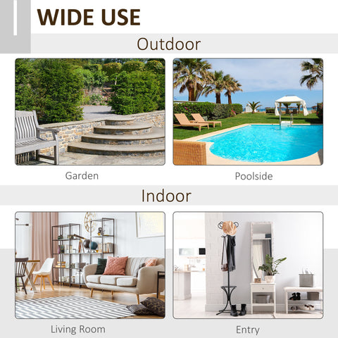 Image of Folding Side Table Portable Outdoor Square Table Quick-Fold All Wood Structure for Beach Camping Picnics Natural Wood Color