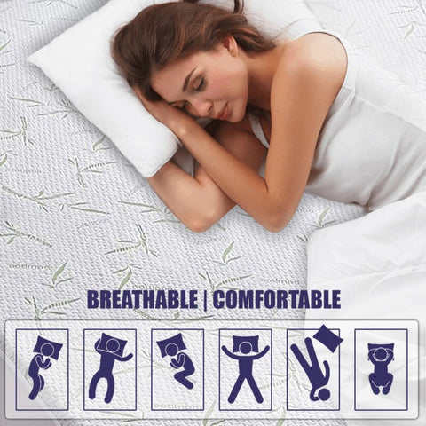 Image of Swiss Bamboo - Jacquard Bamboo Waterproof Mattress Protector