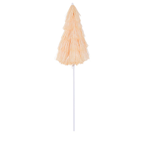 Image of Tiki Beach Outdoor Umbrella - Adjustable and Lightweight - wheat colour