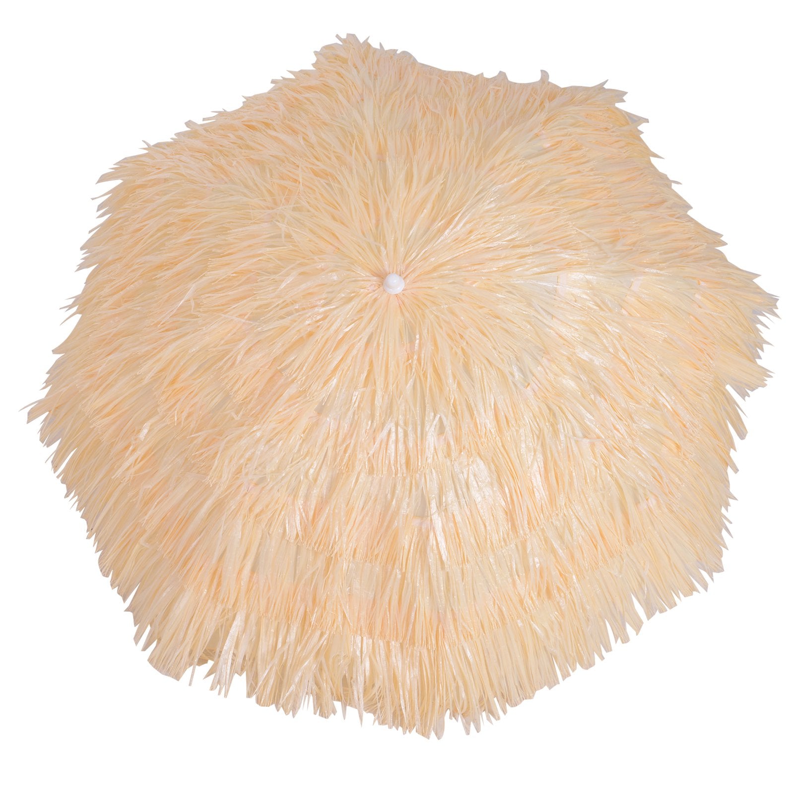 Tiki Beach Outdoor Umbrella - Adjustable and Lightweight - wheat colour