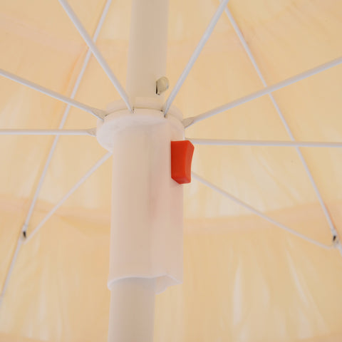 Image of Tiki Beach Outdoor Umbrella - Adjustable and Lightweight - wheat colour