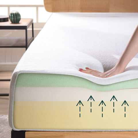 Image of Ultraflex MAJESTIC- 9" Orthopedic Premium Cool Gel Memory Foam, Eco-friendly Mattress (Made in Canada)