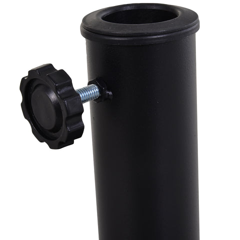 Image of Patio Umbrella Stand Base Parasol Base Square Coated Pole Patio Garden Outdoor