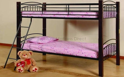 Image of FurnitureMattressDirect- Detachable Wood and Metal Bunk Bed01