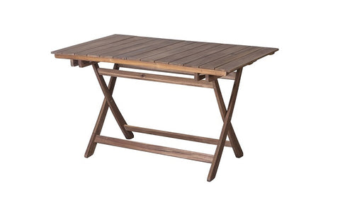 Image of FurnitureMattressDirect- Solid Wood Outdoor Set with Centre Table (Natural & Beige)01