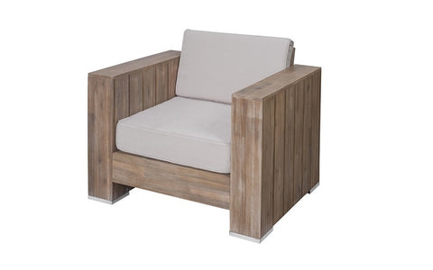 Image of FurnitureMattressDirect- Solid Wood Sofa Set with Centre Table (Natural Grey & Beige)01