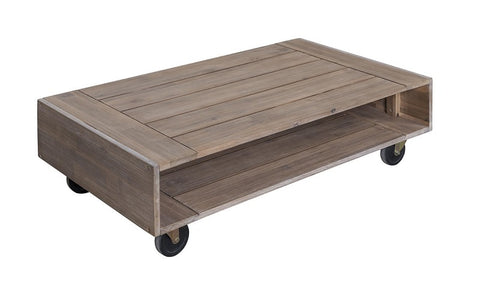 Image of FurnitureMattressDirect- Solid Wood Sofa Set with Centre Table (Natural Grey & Beige)01