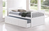 FurnitureMattressDirect- Trundle Bed with Drawers - White01