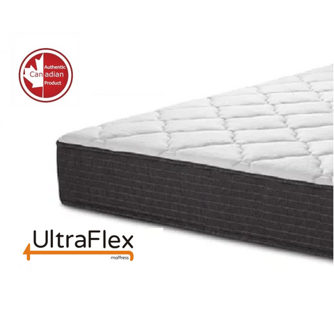 Image of Ultraflex INSPIRE - Orthopedic Luxury Gel Memory Foam, Optimal Comfort, Breathable, Eco-friendly Mattress with Two Standard Bamboo Pillows (Made in Canada)