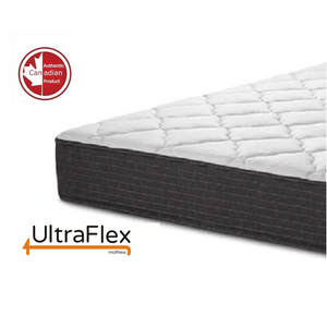Ultraflex INSPIRE - Orthopedic Luxury Gel Memory Foam, Optimal Comfort, Breathable, Eco-friendly Mattress with Two Standard Bamboo Pillows (Made in Canada)