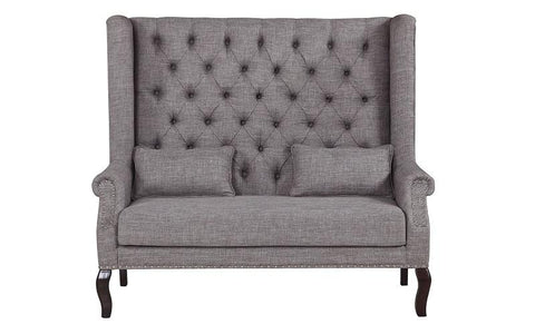 Image of Fabric Love Seat - Beige