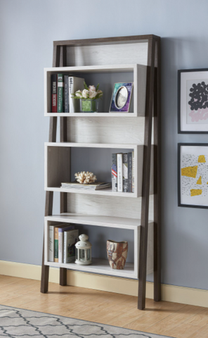 Image of BOOK SHELF WALNUT/WHITE OAK