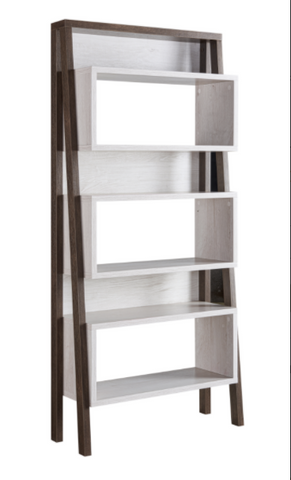 Image of BOOK SHELF WALNUT/WHITE OAK