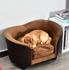 Pet Dog Cat Sofa Pet Bed Warm Dog Bed Chair with Removable Washable Cushion