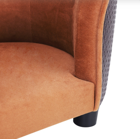 Image of Pet Dog Cat Sofa Pet Bed Warm Dog Bed Chair with Removable Washable Cushion