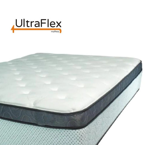 Image of Ultraflex EUPHORIA- 14" Orthopedic Eurotop Pocket Coil Foam Encased Eco-friendly Hybrid Mattress (Made in Canada)