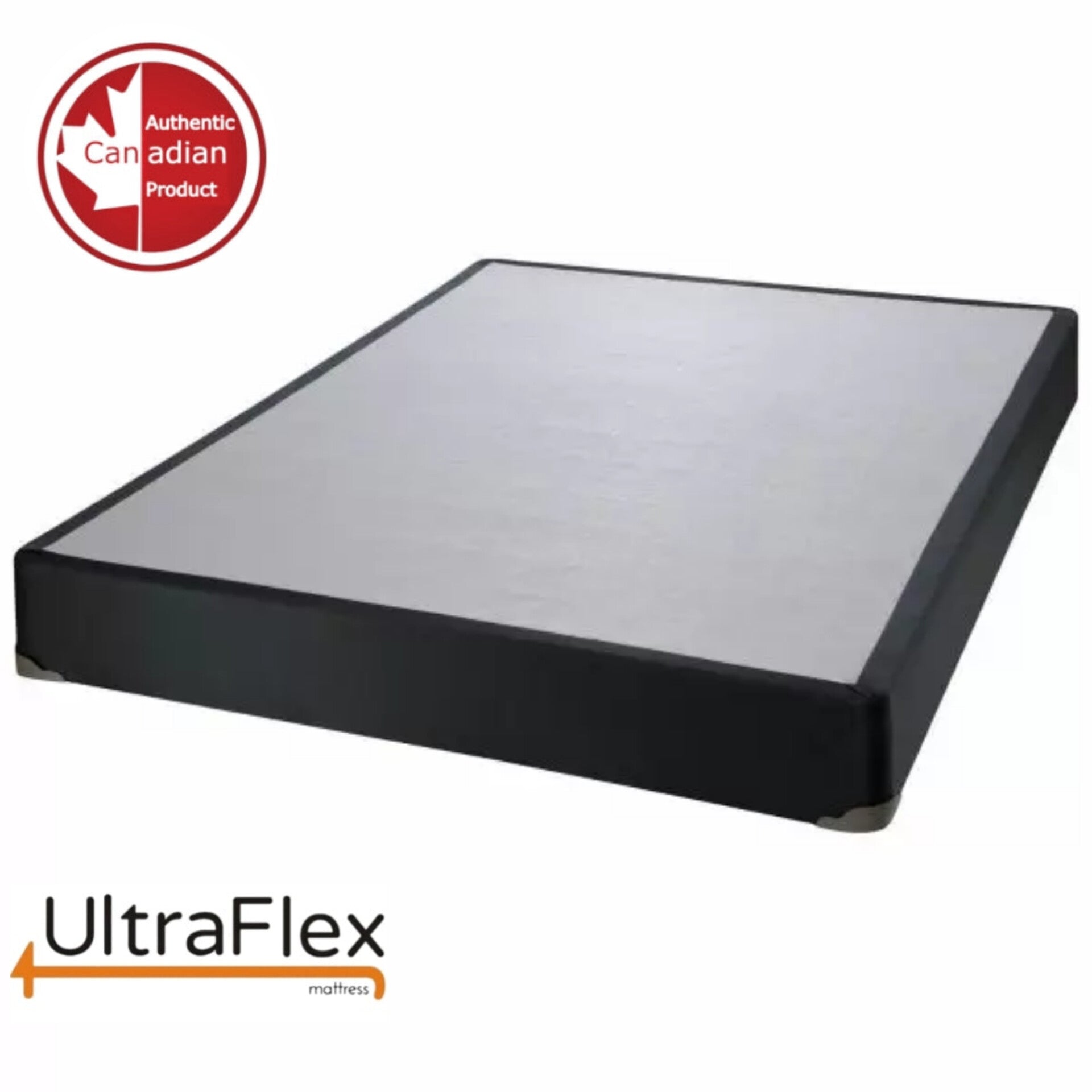 UltraFlex BEAUTY- Euro Pillow Top Orthopaedic Spinal Care Innerspring Premium Foam Encased, Eco-friendly Hybrid Mattress With Edge Guard Supports (Made in Canada) With Deluxe Box Spring Foundation***Shipped to GTA ONLY***