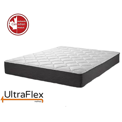 Image of UltraFlex SPLENDOUR- Double-Sided, Reversible (Can Be Flipped), Orthopaedic Innerspring Premium Foam Encased, Eco-friendly Hybrid Mattress With Edge Guard Supports (Made in Canada)***Shipped to GTA ONLY***