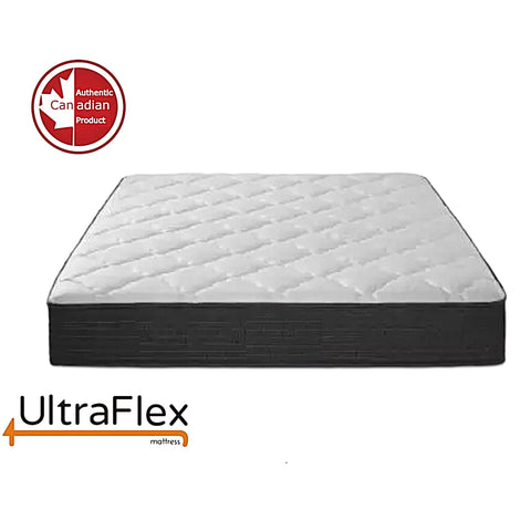 Image of UltraFlex SPLENDOUR- Double-Sided, Reversible (Can Be Flipped), Orthopaedic Innerspring Premium Foam Encased, Eco-friendly Hybrid Mattress With Edge Guard Supports (Made in Canada)***Shipped to GTA ONLY***