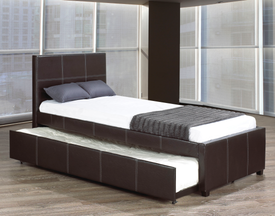 FURNITUREMATTRESSDIRECT-TRUNDLE PULL-OUT BED IN BLACK - NATTB809