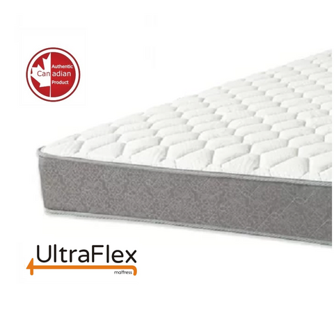 Image of Ultraflex ESSENCE- Orthopedic Gel Memory Foam, Natural Comfort, Balanced Support, Eco-friendly Mattress (Made in Canada)