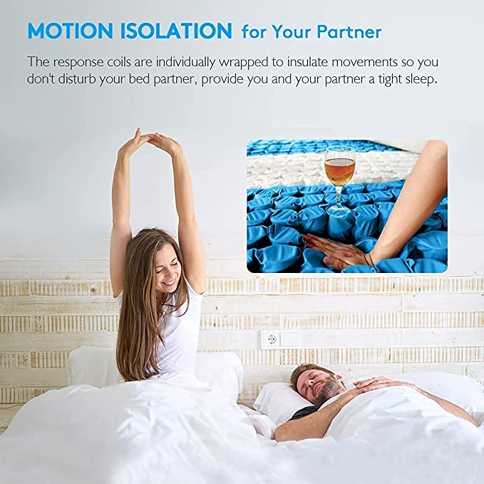 Ultraflex HARMONY -Orthopedic, Coiled Innerspring Comfort layer Foam Encased, Eco-friendly Hybrid Mattress (Made in Canada)