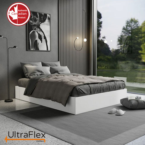 Image of UltraFlex RADIANCE - High-Density Natural Blend Foam Encasing, CoolTemp Cooling Gel, Eco-Friendly Orthopedic Mattress With Multiple Spinal Support Zones (Made in Canada)